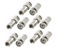Aexit 10 pcs BNC mâle à type F Connecteurs droits coaxiaux en métal mâle (2ba82ab8fa9110715ff30a489dedbe58)