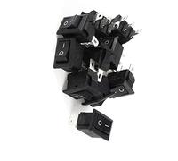 Aexit 10 pièces XL601-11 Interrupteur à bascule pour panneau SPST I/O à 3 broches 3A / 250V 6A / 125V CN781428L286511J