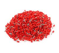 Aexit 1000 pcs 16 AWG 1.5mm2 Fin Cordon isolé sur Le Fil de la borne d'embouts VE1508 Rouge 327L616