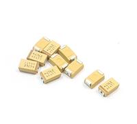 Aexit 10PCS 7343 D Type 47uF 25V 7.3x4.3x3mm SMT SMD Condensateurs Puce Au Tantale Surface DO865445M616394K