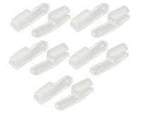 Aexit 10PCS Blanc L Clip en Nylon pour chape 1mm de diamètre 11mm pour trou RC RC336477A201635Y