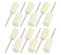 Aexit 12 pcs de polissage polissage 2.3mm en acier feutre cylindrique tige en feutre DO760581M899349K