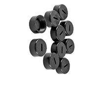 Aexit 15mm Filetage Femelle Diamètre Plastique Balai De Charbon Fixation Housse Capuchon 10 Pcs 232A557