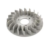 Aexit 170mm diamètre extérieur 42mm trou en plastique 20 ailettes ventilateur roue gris FQ660194O750748M