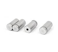 Aexit 19mm x 40mm Acier Inoxydable verre publicité Axe entretoise Boulon fixation Fixation 4Pcs 719N238