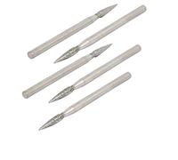 Aexit 2.35mm 2mm Astuce Dia Cone Head Meule Diamant Monté Point 5pcs XI869110G643380E