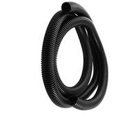 Aexit 2 m Longueur 25 mm Flexible isolé PVC Noir ondulé Tube Tuyau d'arrosage 881A307
