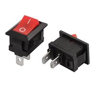 Aexit 2 pcs KCD1 AC 250V / 6A 125V / 10A Interrupteur à bascule encliquetable SPST EP405256N545279L