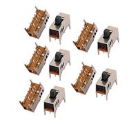 Aexit 20Pcs 3 positions 8P 2P3T Mini-interrupteur à glissière à montage sur panneau SD816968B750999Z