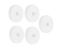 Aexit 21.6mm OD 6mm haute blanc céramique isolation protection rondelle 5 Pcs 419T364