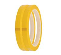 Aexit 2Pcs 8mm de large 50 mètres de long ruban isolant électrique auto-adhésif en PET jaune RC233377A708155Y