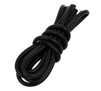 Aexit 3 mm x 5 mm tube de tuyau en caoutchouc de silicone résistant à la chaleur noir 2M long KV166390T859446R