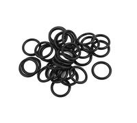 Aexit 30pcs Noir 11.2 mm x 1.8 mm résistant à l'huile étanchéité de joint torique en forme d'oeil de caoutchouc NBR 711L153