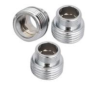 Aexit 3pcs G1 / 2 mâle au connecteur adaptateur de robinet de filetage mâle M16 XI701195G763710E