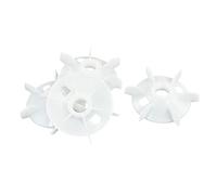 Aexit 4 pièces Disque 113 mm Diamètre intérieur 28 mm Diamètre trou en plastique Ventilateur de refroidissement moteur 664N150