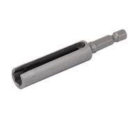 Aexit 46 mm de long 8 mm écrou hexagonal Douille fendue extension pilote Bit adaptateur - Gris Argenté 612K469