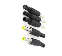 Aexit 5 pcs couvercle plastique câble alimentation DC connecteur mâle 5.5 mmx2.1mm Noir 991E709