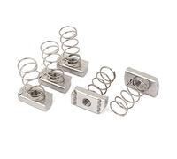 Aexit 5 pcs M10 304 Long ressort écrous pour canal Unistrut 819E480