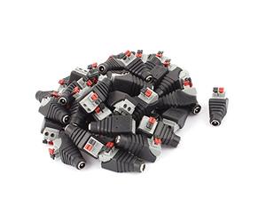 Aexit 50Pcs CCTV Type de pince pour caméra Bornier 2.1x5.5mm Alimentation CC Jack femelle (d832c6dec16f09609de44a65a4940a57)