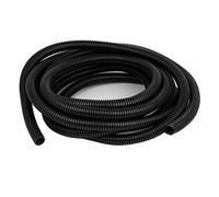 Aexit 6m long 20mm diamètre Tubes ondulés souples en PVC flexible conduit câble noir Tuyau 365C580