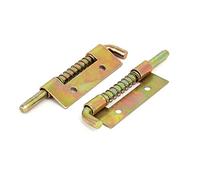 Aexit 70mm longueur à pêne rond ressort en métal 2Pcs pour loquets porte Cabinet 394T952