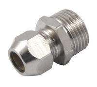 Aexit 8mm 5/16' 'Tubulure Raccord droit Raccord en laiton pour compression, filetage mâle 5/8' ' LW350479U371354S