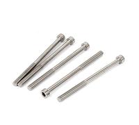 Aexit 95 mm long M6 x 90 mm en acier inoxydable à tête hexagonale Socket Cap Vis 5 pcs 841P292