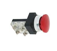 Aexit AC 250V 6A NO NC 4 Arrêt d'urgence terminal champignons bouton poussoir Interrupteur momentané 642G637