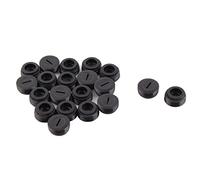 Aexit Balai Électricité charbon moteur couvercle porte-vis noir Interrupteurs différentiels Remplacement 20pcs