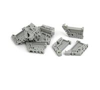 Aexit Bornier de fixation pour support de guide de montage sur rail DIN 10pcs IT641721R332214P