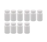 Aexit Bouteille de produit sain de bouteille de pilule en plastique de catégorie de m-édecine de' 10Pcs 200ml m-édecine blanc HS229717Q409870O