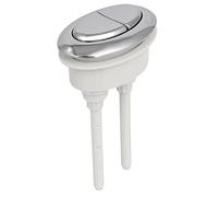 Aexit Bouton-poussoir de réservoir d'eau de toilette en ABS de forme ovale à double chasse' de 76mmx50mmx135mm (d9ce79d3dc4892d40f1cdfe535e82d41)