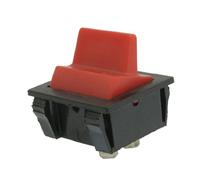 Aexit Bouton rouge SPST ON/OFF encliquetable dans l'interrupteur à bascule AC 15A / 250V 20A / 125V TE181652C251132A