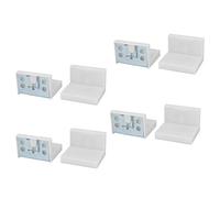 Aexit Cabinet Armoire angle fer Brace Chevron 50mmx45mm 8pcs 468F476