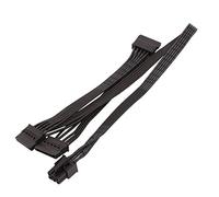 Aexit Câble adaptateur adaptateur séparateur Y' 28 pouces 6 broches vers 3X SATA Power Y Disque dur SSD HS993178Q780745O