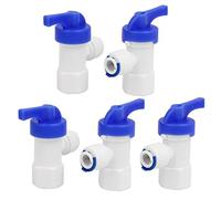 Aexit Clapet à bille réservoir M12X 1/4" Tube 5pcs pour osmoseur filtre à osmose inverse system (9807e3a2ec8bc067f8cd0293ee6ee8b2)