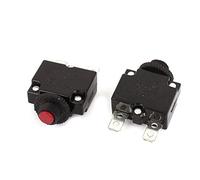 Aexit Commutateur rouge de commutateur actuel de protecteur de surcharge de disjoncteur à CA de 2pcs ABR21-16 250V 10A AL983260J813541H