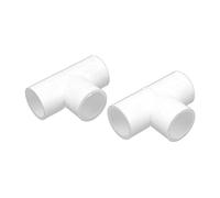 Aexit Connecteur 2pcs de coupleur de joint de tube de conduite d'eau en PVC de 3 voies de diamètre intérieur 3 de diamètre de 20mm CN990646L321414J
