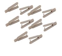 Aexit Connecteur de tige poussoir 2mmx29mm en nylon gris pour chape en nylon 10PCS pour avion RC RC419468A796206Y