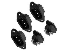 Aexit Cuiseur de riz mâle 3 prises IEC C14 prise de courant 250V 10A 5 pcs UF163286D733403B