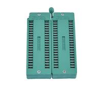 Aexit DC 5V 40P Dip ZIF IC Test Board Verrouillage Base de la Puce Verte Vert 65x30mm 2pcs GR435903P392995N