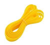 Aexit Diamètre 12 mm gaine tressée extensible PET serré à wrapper câble 5M Jaune gaine