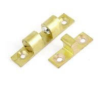 Aexit Double loqueteau à bille double en laiton, ton en laiton, 48 mm, pour porte d'armoire BM390368K413444I