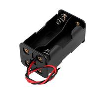 Aexit Double Noir Côtés 2-Câblé Support pour Boîte Batterie 4 x 1.5V AABatterie 234E314