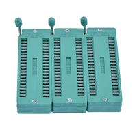 Aexit Embase de Verrouillage de Carte de Test de CI Dip ZIF IC de CC 5 V 40P, Verrouillage 2.6' 'x1.2' '3pcs HS361376Q665086O