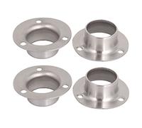 Aexit Fixation naissance pour barre de penderie pour tube de 25 mm de diamètre, 4 pièces 429V925