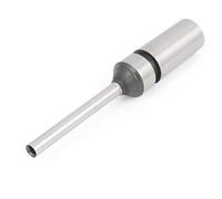 Aexit Foret de papier creux de poinçon de poinçon de diamètre de poinçon 4mm couleur argent 70mm long FQ663235O800487M