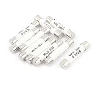 Aexit Fusibles en céramique de cartouche de capacité de coupure 6x30mm de 10 PCs 500V 30A JU152671S814844Q