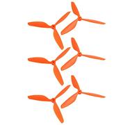 Aexit Hélice de propulsion 3 hélices orange 9045 à 3 pales CW CCW pour avions de modèle RC d'un diamètre d'arbre de 6mm OZ427911X777342V