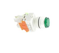 Aexit Indicateur lumineux bouton-poussoir à accrochage 660VAC 10A 1NO 1NC DPST Y090-11DN 212A910